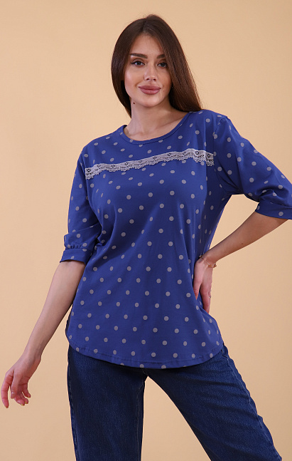 М233 Туника "Кристи" (индиго)