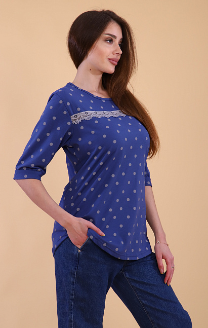 М233 Туника "Кристи" (индиго)